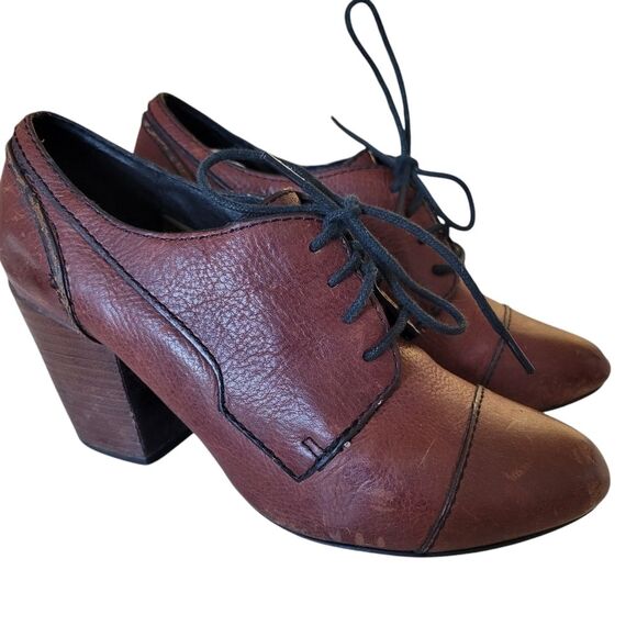 Fossil Brand Leather Booties Size 7 - Picture 1 of 13